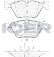 Set placute frână ICER 181683 imaginea #2 — magazin online Desire.md