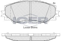 Комплект тормозных колодок ICER 181760 фото №2 — интернет-магазин Desire.md