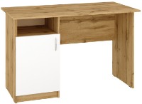 Masa de birou Пехотин Leon Stejar Taho/Alb