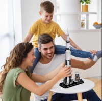 Puzzle 3D-constructor CubicFun Apollo Saturn V Rocket (DS1059h) imaginea #2 — magazin online Desire.md