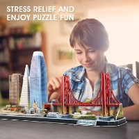 Puzzle 3D-constructor CubicFun San Francisco (L524h) imaginea #2 — magazin online Desire.md