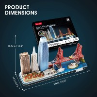 3D пазл-конструктор CubicFun San Francisco (L524h)
