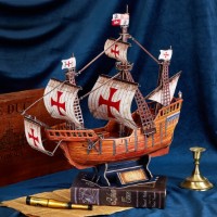 Puzzle 3D-constructor CubicFun Santa Maria (T4038h) imaginea #3 — magazin online Desire.md