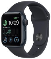 Smartwatch Apple Watch SE 40mm Midnight Aluminium Case with Sport Band Midnight (MNJT3) imaginea #2 — magazin online Desire.md