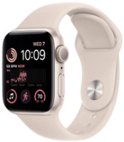 Smartwatch Apple Watch SE 40mm Starlight Aluminium Case with Sport Band Starlight (MNJP3) imaginea #2 — magazin online Desire.md