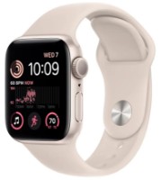 Смарт-часы Apple Watch SE 44mm Starlight Aluminium Case with Sport Band Starlight (MNJX3) фото №2 — интернет-магазин Desire.md