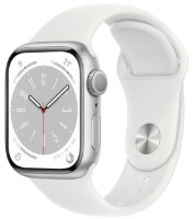Смарт-часы Apple Watch Series 8 41mm Silver Aluminium Case with Sport Band White (MP6K3) фото №2 — интернет-магазин Desire.md