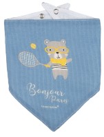 Set de baveți Canpol Babies Bonjour Paris Blue 2pcs (26/900) imaginea #3 — magazin online Desire.md
