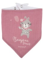 Set de baveți Canpol Babies Bonjour Paris Pink 2pcs (26/900)