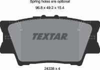 Комплект тормозных колодок TEXTAR 2433801 фото №2 — интернет-магазин Desire.md