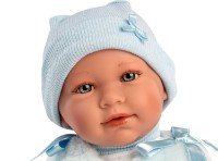 Păpușa Llorens Mimo Lloron Capazo Celeste (74011) imaginea #3 — magazin online Desire.md