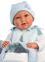 Păpușa Llorens Mimo Lloron Capazo Celeste (74011) imaginea #4 — magazin online Desire.md