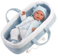 Păpușa Llorens Mimo Lloron Capazo Celeste (74011) imaginea #5 — magazin online Desire.md