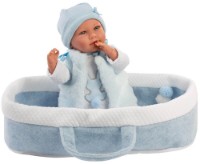 Păpușa Llorens Mimo Lloron Capazo Celeste (74011) imaginea #6 — magazin online Desire.md