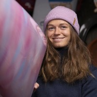 Căciulă Kama Knitted A159 Pink imaginea #2 — magazin online Desire.md