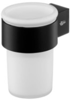 Стакан для зубных щёток Bisk Futura Black 02959 фото №1 — интернет-магазин Desire.md