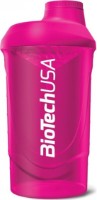 Shaker pentru nutriție sportivă Biotech Wave Magenta 600ml