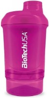 Shaker pentru nutriție sportivă Biotech Nano Shaker Magenta 300ml