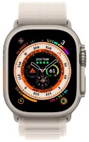 Smartwatch Apple Watch Ultra GPS + Cellular 49mm Titanium Case with Alpine Loop S Starlight (MQFQ3)