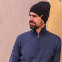 Căciulă Kama Knitted A160 Blue imaginea #2 — magazin online Desire.md