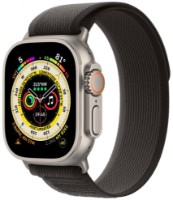 Smartwatch Apple Watch Ultra GPS + Cellular 49mm Titanium Case with Trail Loop S/M Black/Grey (MQFW3)