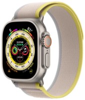 Смарт-часы Apple Watch Ultra GPS + Cellular 49mm Titanium Case with Trail Loop S/M Yellow/Beige (MNHK3)