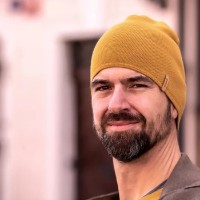 Căciulă Kama Knitted A160 Yellow imaginea #2 — magazin online Desire.md