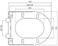 Capac de toaletă Bisk Veno 06915 imaginea #2 — magazin online Desire.md