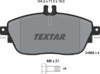 Комплект тормозных колодок TEXTAR 2486901 фото №2 — интернет-магазин Desire.md