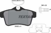 Set placute frână TEXTAR 2492201 imaginea #2 — magazin online Desire.md