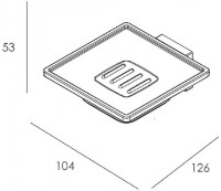 Suport săpun Imprese Bilovec 111255B imaginea #2 — magazin online Desire.md