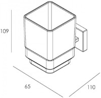 Pahar pentru periuțe de dinți Imprese Bilovec 121255 imaginea #2 — magazin online Desire.md