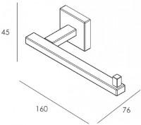 Suport hârtie igienică Imprese Bilovec 141255B imaginea #2 — magazin online Desire.md