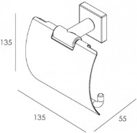 Suport hârtie igienică Imprese Bilovec 142255 imaginea #2 — magazin online Desire.md