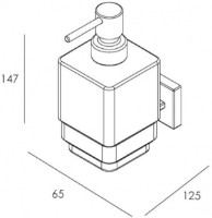 Дозатор жидкого мыла Imprese Bilovec 171255 фото №2 — интернет-магазин Desire.md