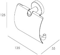 Suport hârtie igienică Imprese Skala 141275 imaginea #2 — magazin online Desire.md