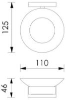 Suport săpun Imprese Valtice 110320 imaginea #2 — magazin online Desire.md