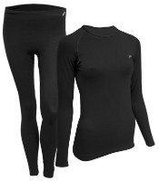 Termocomplet dame F-Lite Superlight Underwear Women Set Black M