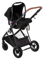 Коляска BabyGo 3in1 Air Halime Black (76122) фото №8 — интернет-магазин Desire.md