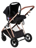 Коляска BabyGo 3in1 Air Halime Black (76141) фото №9 — интернет-магазин Desire.md