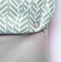 Детский зимний чехол Womar Zaffiro 5in1 Grey Velvet + Mint Leaves фото №2 — интернет-магазин Desire.md