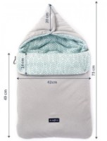 Детский зимний чехол Womar Zaffiro 5in1 Mint Leaves фото №4 — интернет-магазин Desire.md