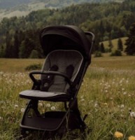 Матрасик для коляски Womar Zaffiro Airy Cotton Graphite Leaves фото №4 — интернет-магазин Desire.md