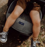 Матрасик для коляски Womar Zaffiro Airy Cotton Graphite Leaves фото №5 — интернет-магазин Desire.md