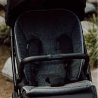 Матрасик для коляски Womar Zaffiro Airy Cotton Graphite Leaves фото №6 — интернет-магазин Desire.md