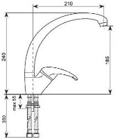 Смеситель для кухни SV-Мебель МС-007 Светло серый глянец фото №2 — интернет-магазин Desire.md