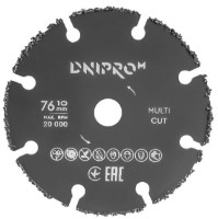 Disc de tăiere Dnipro-M Multi Cut 76x10mm