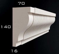 Декоративный фасадный карниз Termodecor HG CR-01 фото №2 — интернет-магазин Desire.md