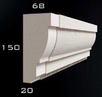 Cornișă decorativă de fațadă Termodecor HG CR-03 imaginea #2 — magazin online Desire.md