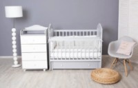 Pătuţ Incanto Sofi (KR-0012/4С) Grey imaginea #2 — magazin online Desire.md